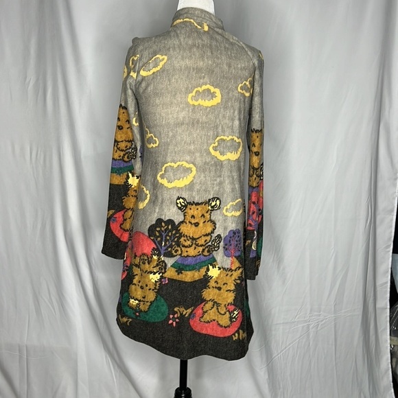 Kawaii Long Sleeve Teddy Bear  Dress - Picture 2 of 8